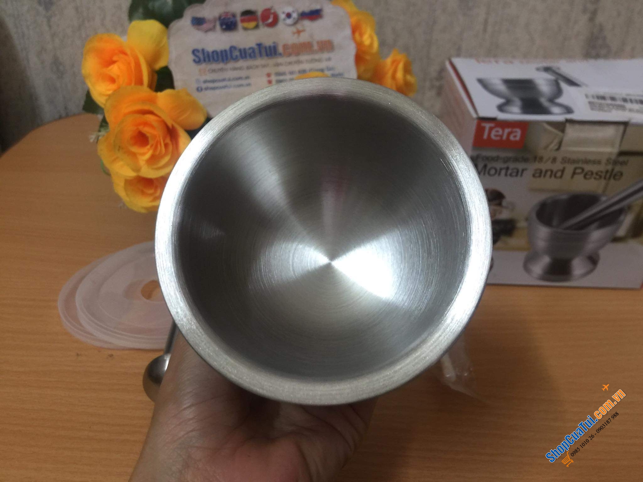 Set chày cối Tera nội địa Đức siêu xinh