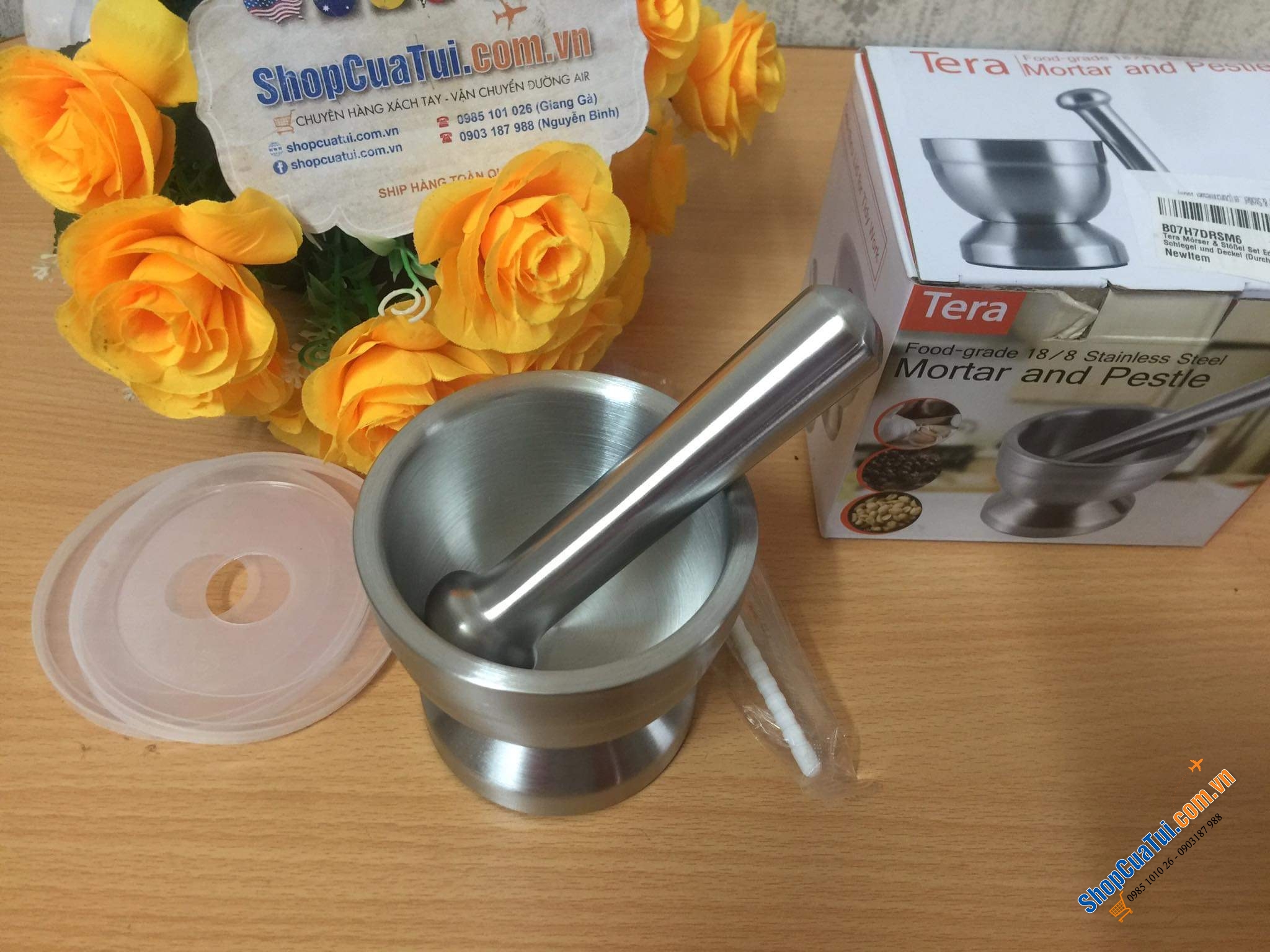 Set chày cối Tera nội địa Đức siêu xinh