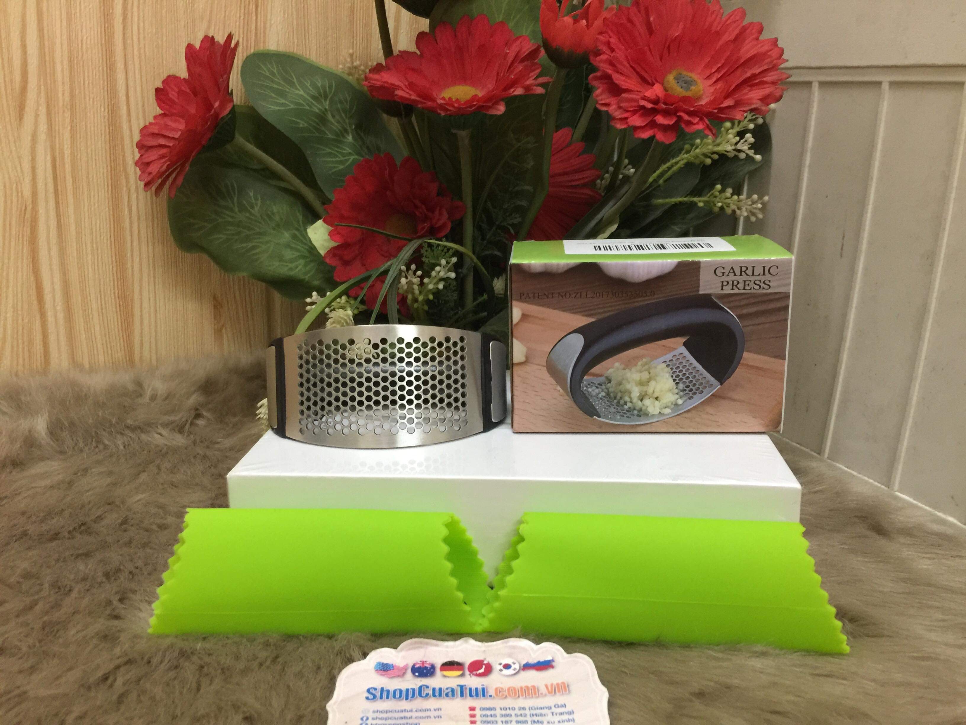 DỤNG CỤ BÓC VÀ DẬP TỎI GỪNG FHZYTG - HÀNG NỘI ĐỊA ĐỨC