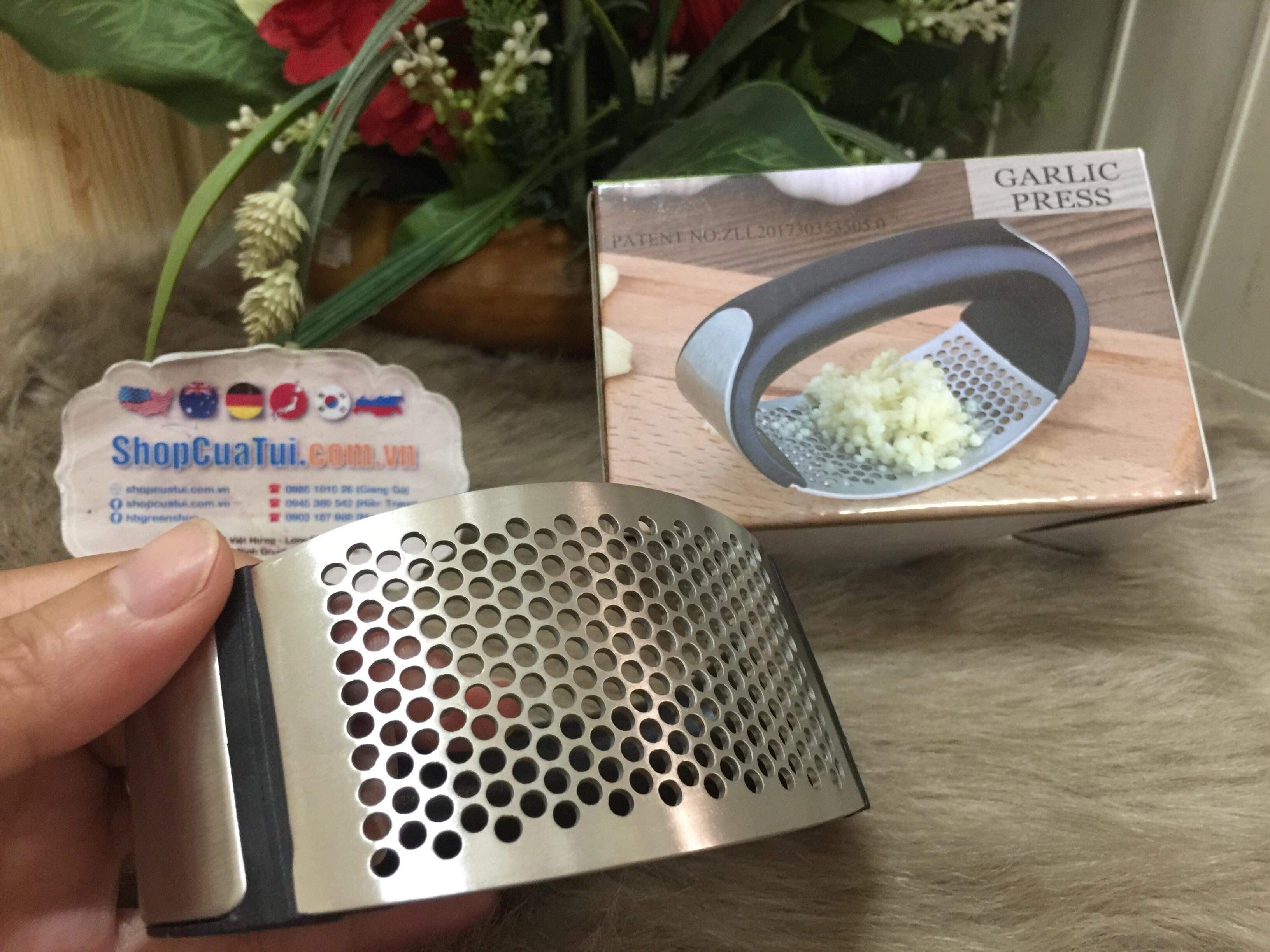 DỤNG CỤ BÓC VÀ DẬP TỎI GỪNG FHZYTG - HÀNG NỘI ĐỊA ĐỨC