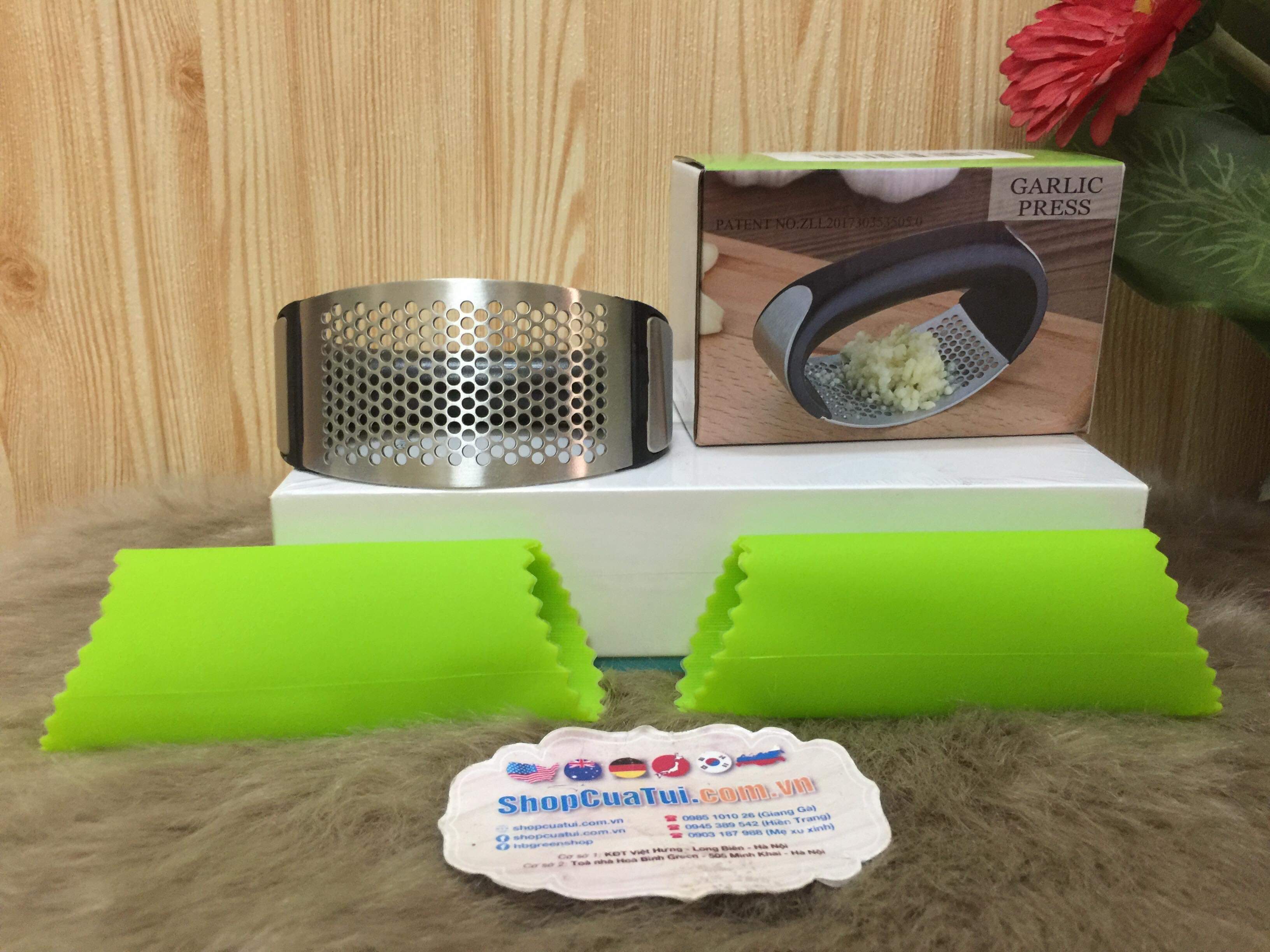 DỤNG CỤ BÓC VÀ DẬP TỎI GỪNG FHZYTG - HÀNG NỘI ĐỊA ĐỨC