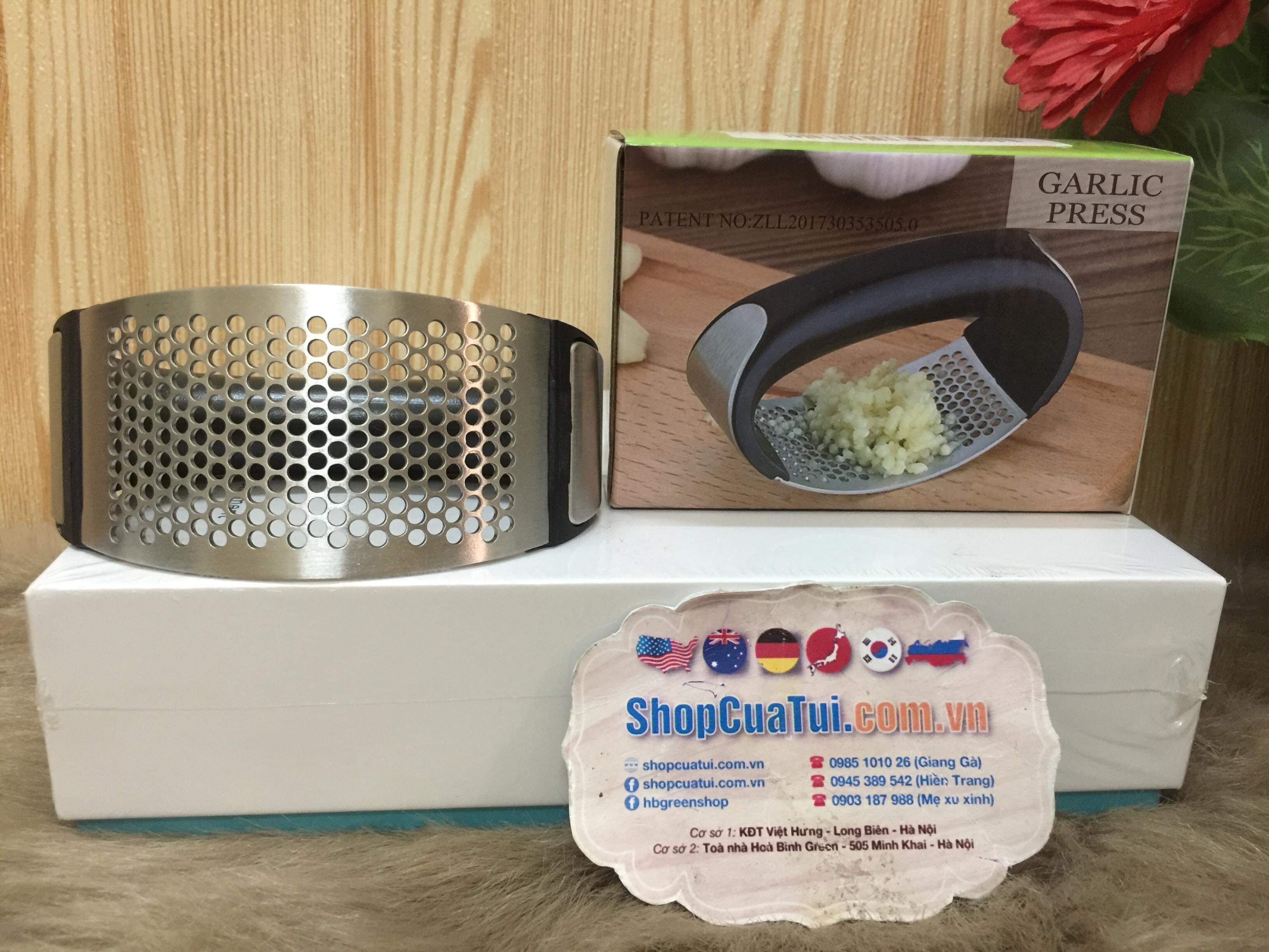 DỤNG CỤ BÓC VÀ DẬP TỎI GỪNG FHZYTG - HÀNG NỘI ĐỊA ĐỨC