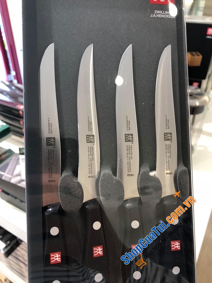 BỘ DAO 4 MÓN TWIN_POLLUX KHÔNG THỂ THIẾU KHI DÙNG STEAK