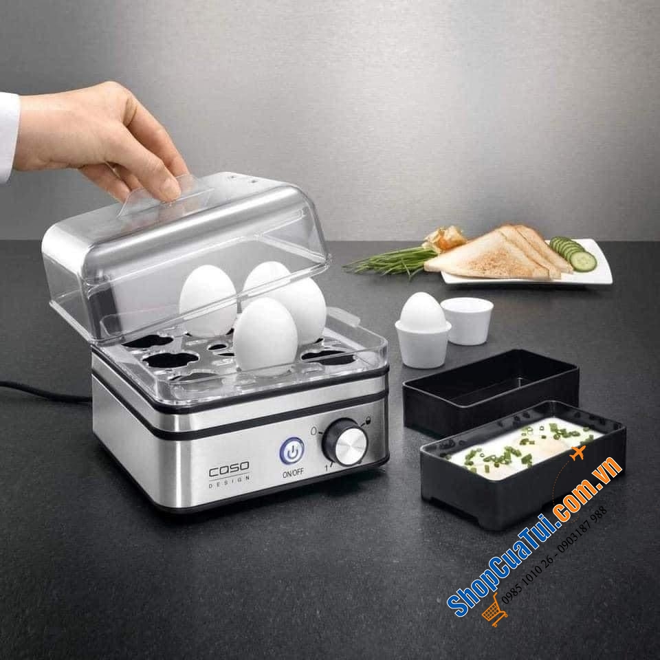 Nồi hấp điện 2 tầng mini Caso ED10 Germany