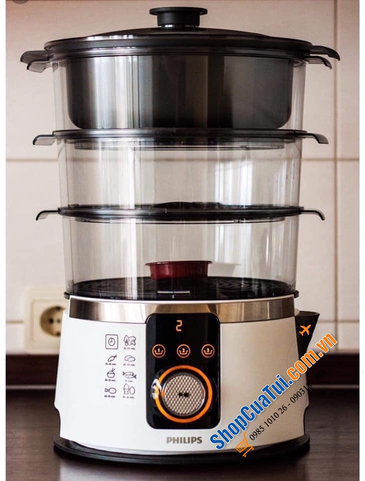 NỒI HẤP ĐIỆN PHILIPS HD9150/90 - ĐỨC