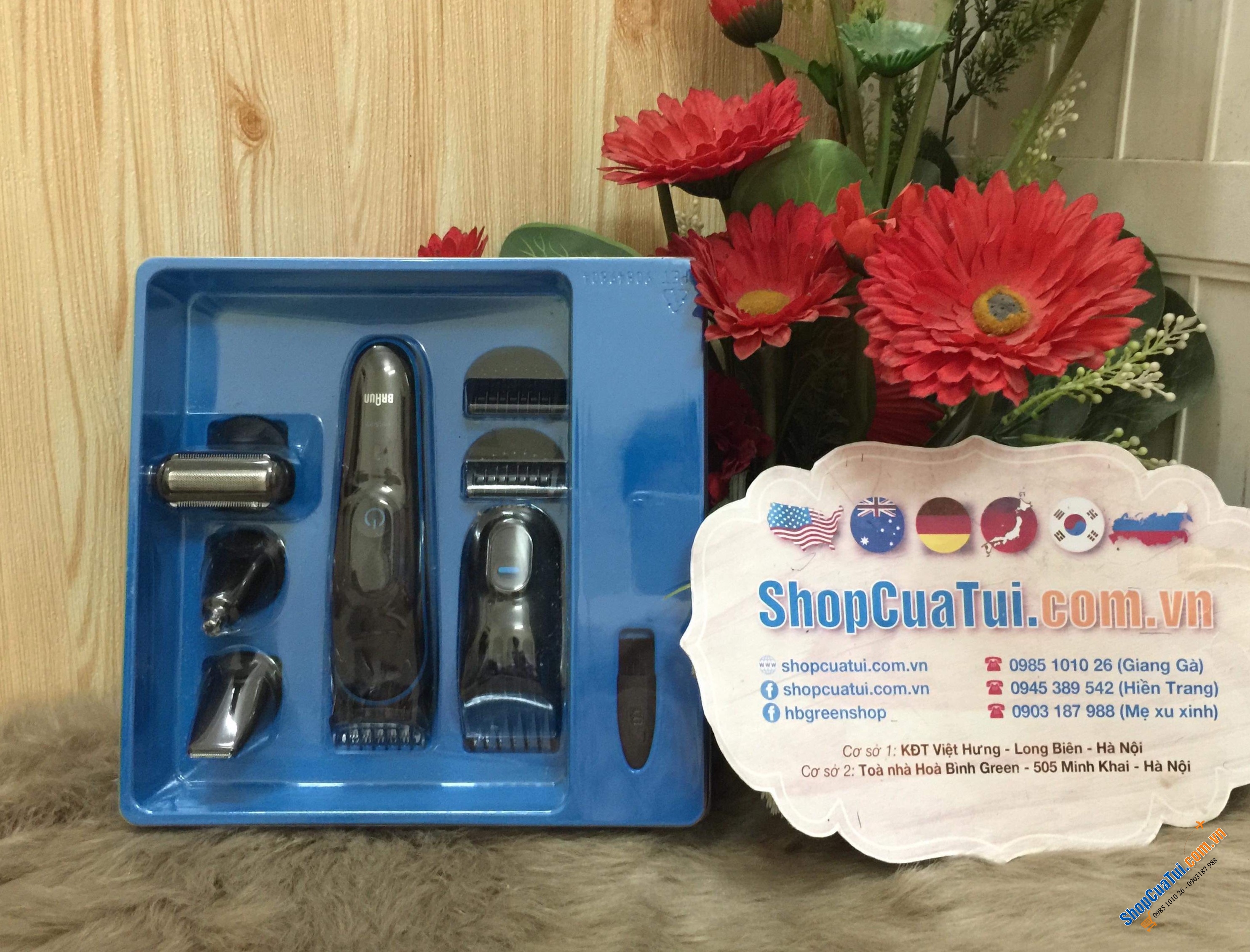 BỘ DỤNG CỤ CHĂM SÓC RÂU TÓC, LÔNG BRAUN 9IN1