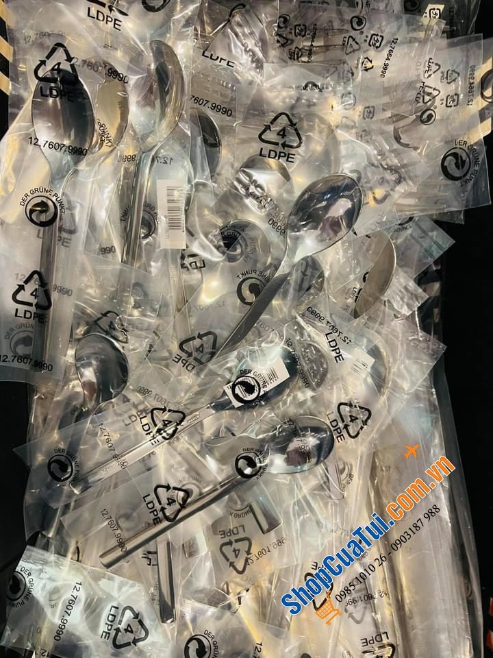 SÉT 6 THÌA CÀ PHÊ/ ĂN SÚP hoặc DĨA ĂN HOA QUẢ, BÁNH NGỌT WMF NOUVA