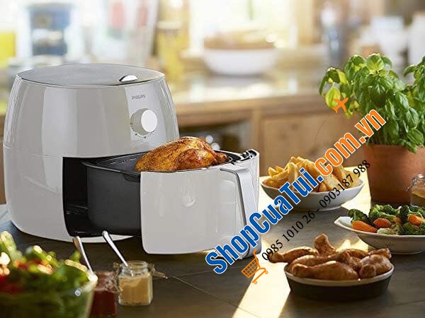 Nồi chiên Philips XXL HD 9630/20 size đại 1,4 kg - MADE IN TURKEY 