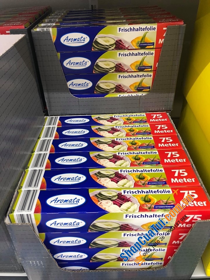 Màng bọc thực phẩm Aromata, Đức 75 met, ngang 29 cm