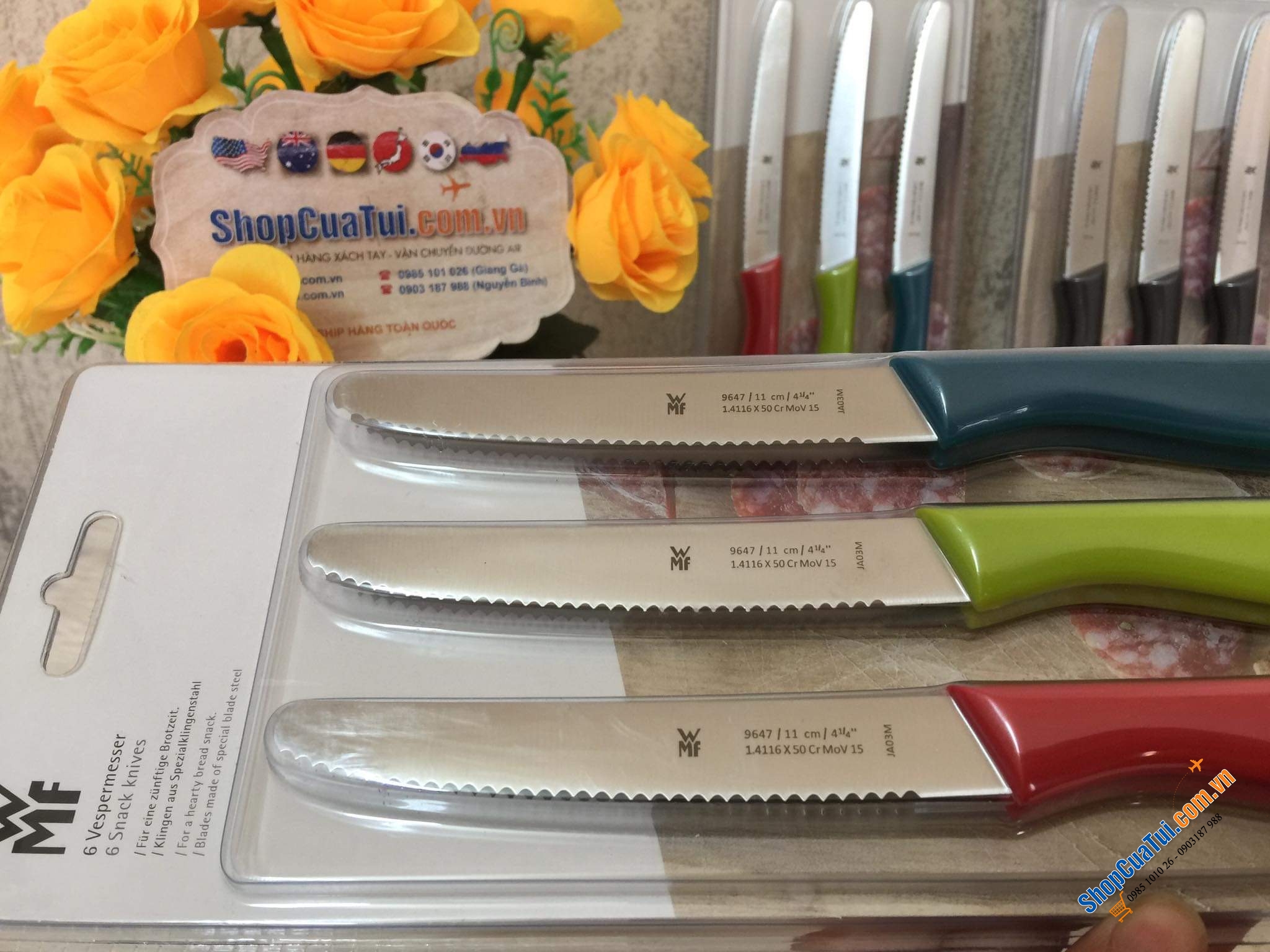 SET 6 DAO RĂNG CƯA WMF