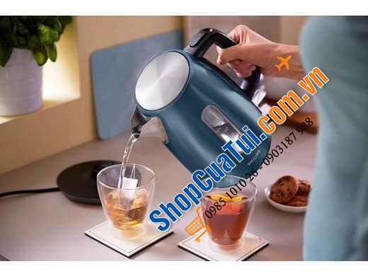 ẤM SIÊU TỐC PHILIPS HD9358/10  Màu xanh thiên thanh - phiên bản Limited đắt giá