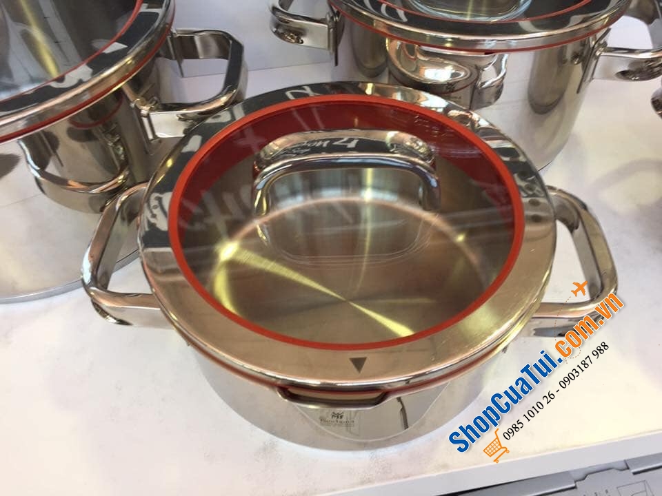 BỘ NỒI 4 MÓN SIÊU ĐẸP WMF FUNTION 4   MADE IN GERMANY DẬP ĐÁY