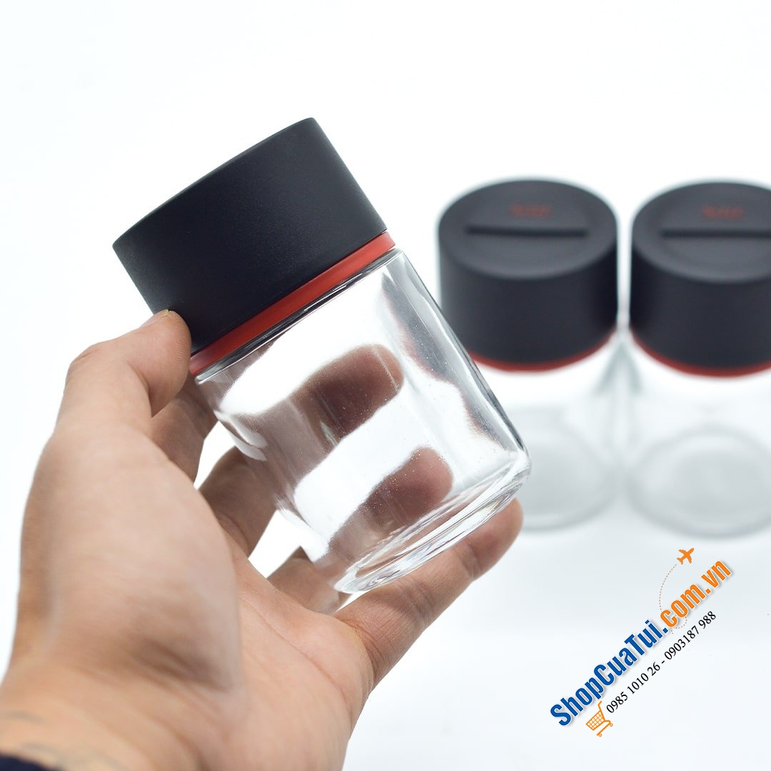 Set 3 lọ đựng gia vị Silit Storio siêu sang