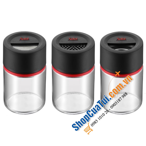 Set 3 lọ đựng gia vị Silit Storio siêu sang