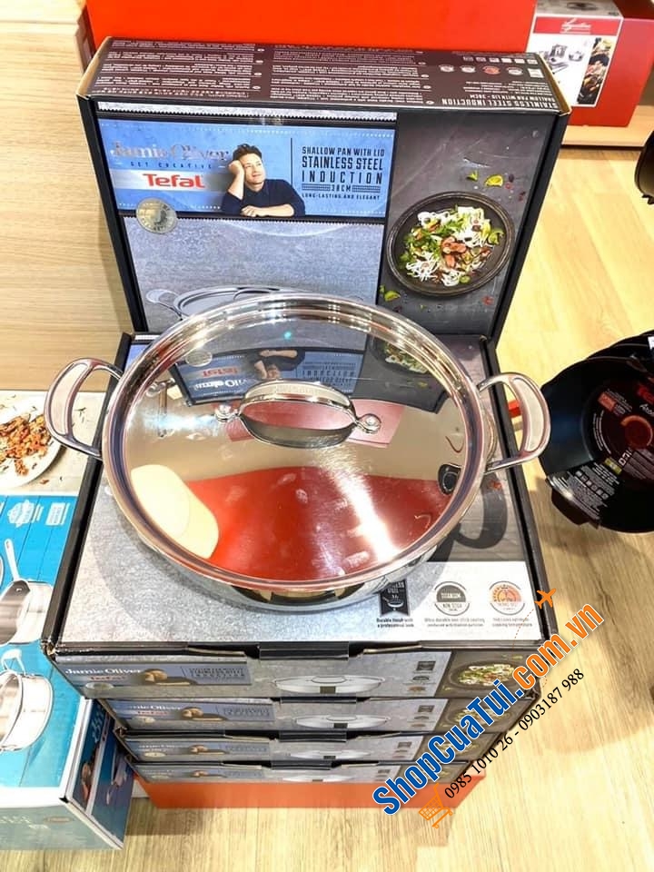 NỒI LẨU - NỒI HẦM TEFAL CHỐNG DÍNH 30 CM