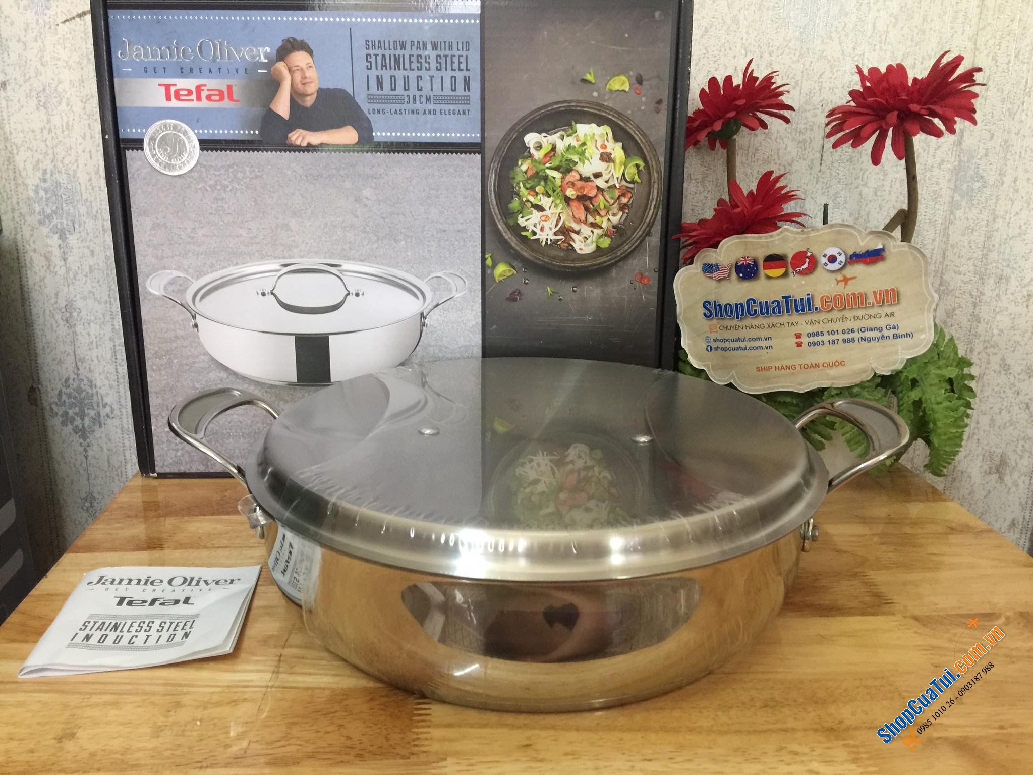 NỒI LẨU - NỒI HẦM TEFAL CHỐNG DÍNH 30 CM