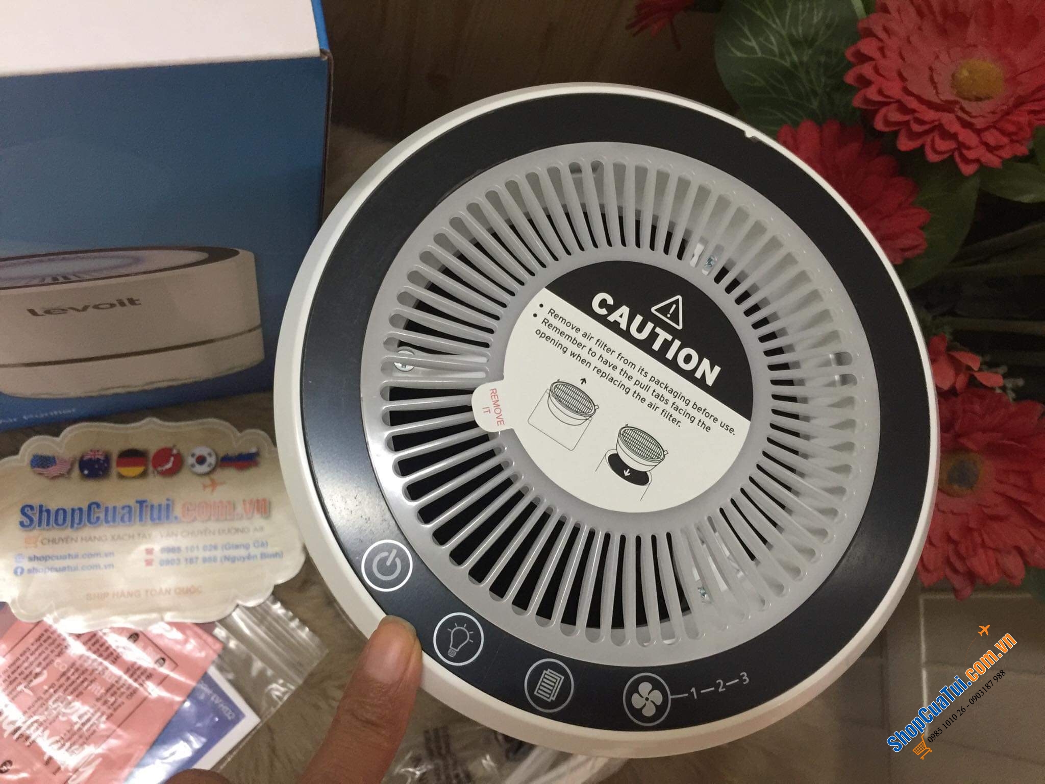 Máy lọc không khí Levoit LV-H132 68 m³/h Sản phẩm được đánh giá 5sao ở Đức