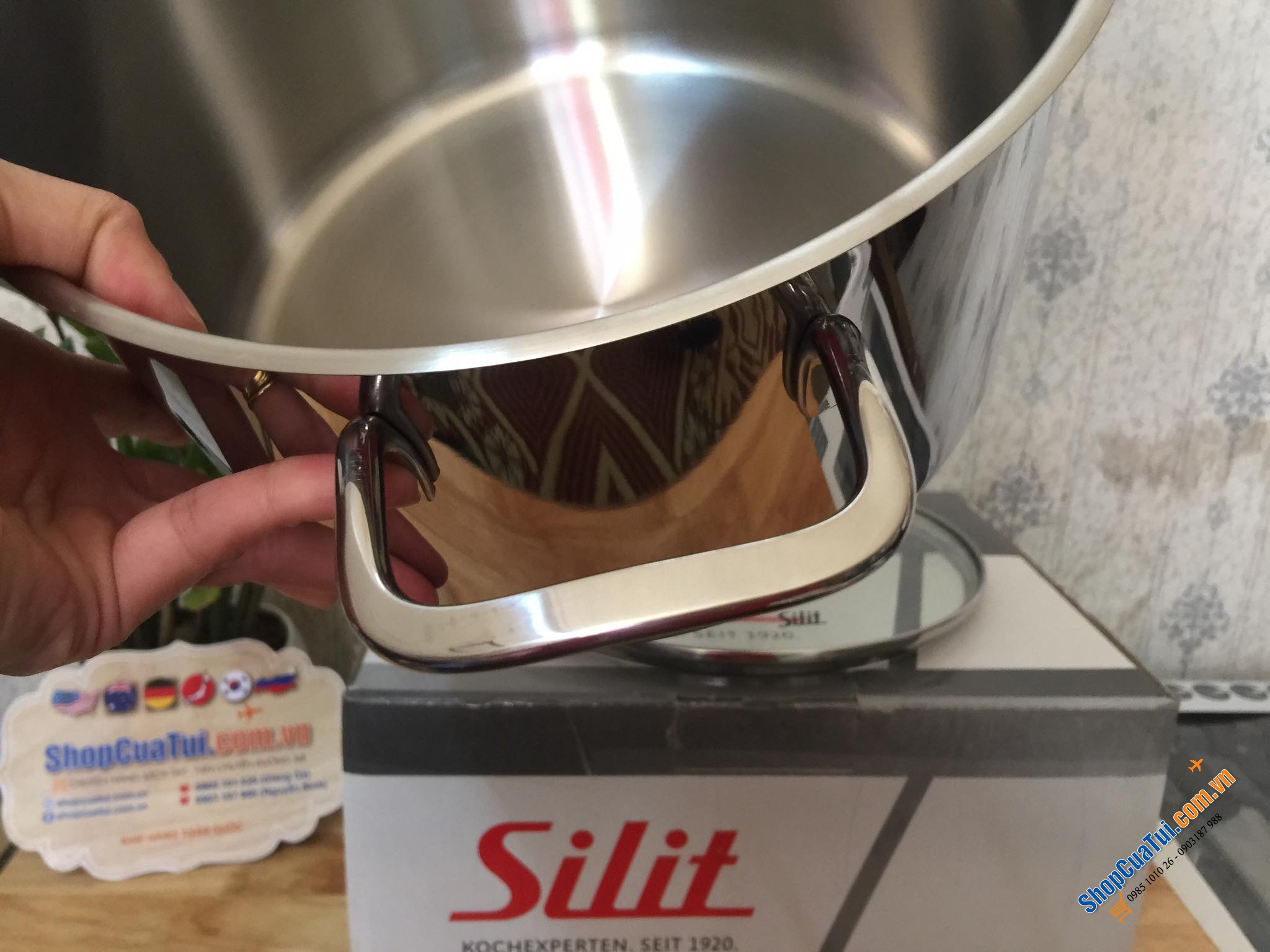 NỒI LUỘC GÀ - NẤU BÚN PHỞ TO SILIT 5,7 L