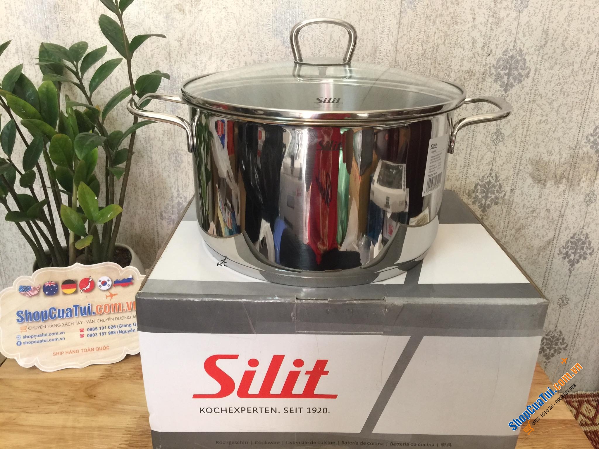NỒI LUỘC GÀ - NẤU BÚN PHỞ TO SILIT 5,7 L