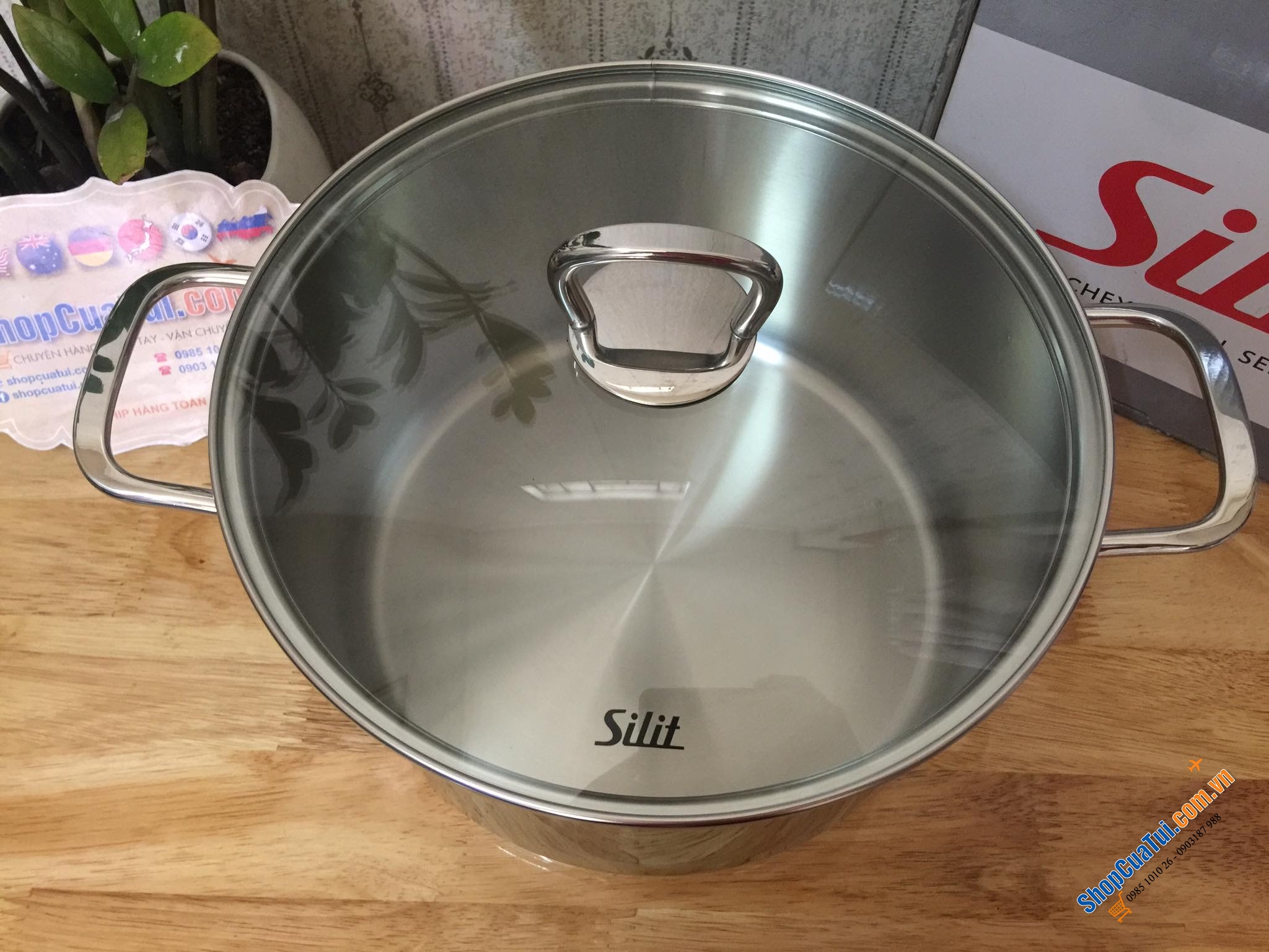 NỒI LUỘC GÀ - NẤU BÚN PHỞ TO SILIT 5,7 L