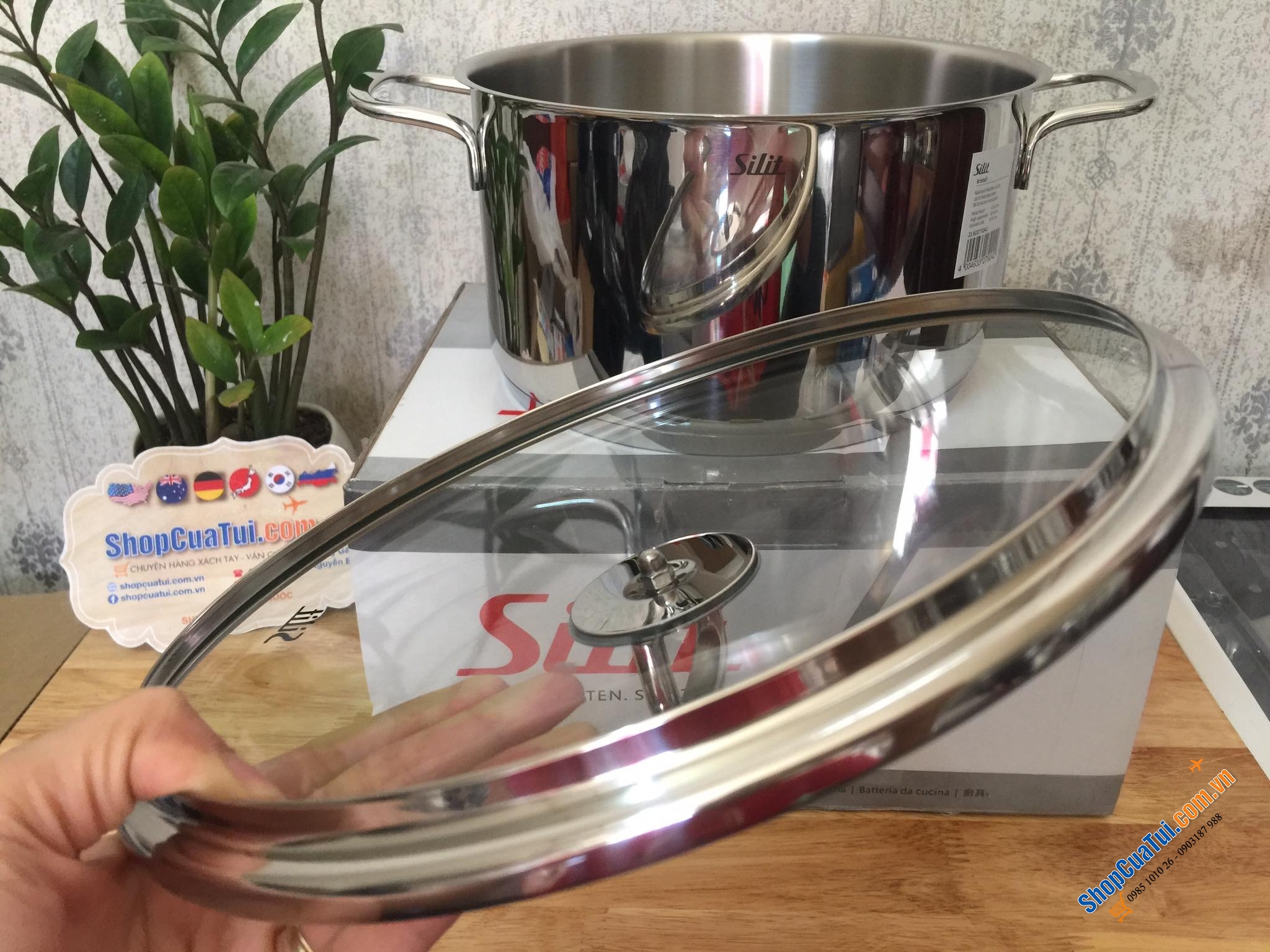 NỒI LUỘC GÀ - NẤU BÚN PHỞ TO SILIT 5,7 L
