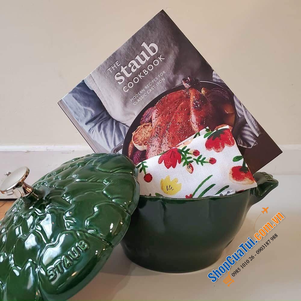 NỒI STAUB ASTISO SIÊU HIẾM 22cm XANH HÚNG QUẾ