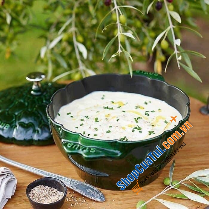 NỒI STAUB ASTISO SIÊU HIẾM 22cm XANH HÚNG QUẾ