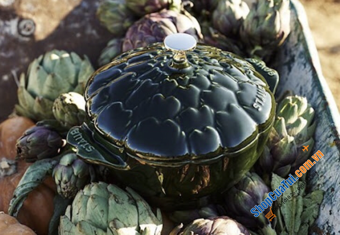 NỒI STAUB ASTISO SIÊU HIẾM 22cm XANH HÚNG QUẾ