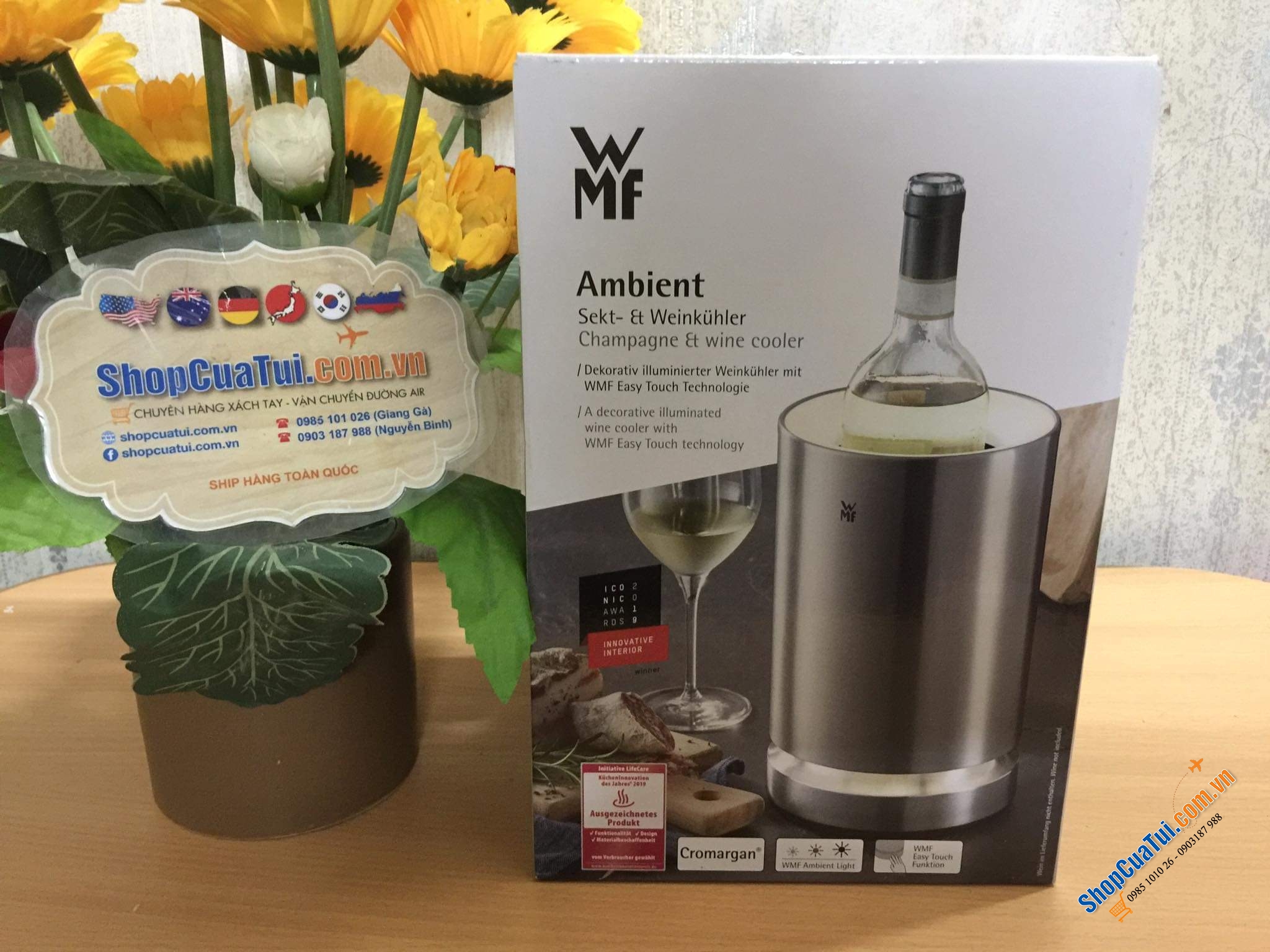 Bình làm lạnh rượu Ambient WMF - Là điểm nhấn trong bữa tiệc của bạn