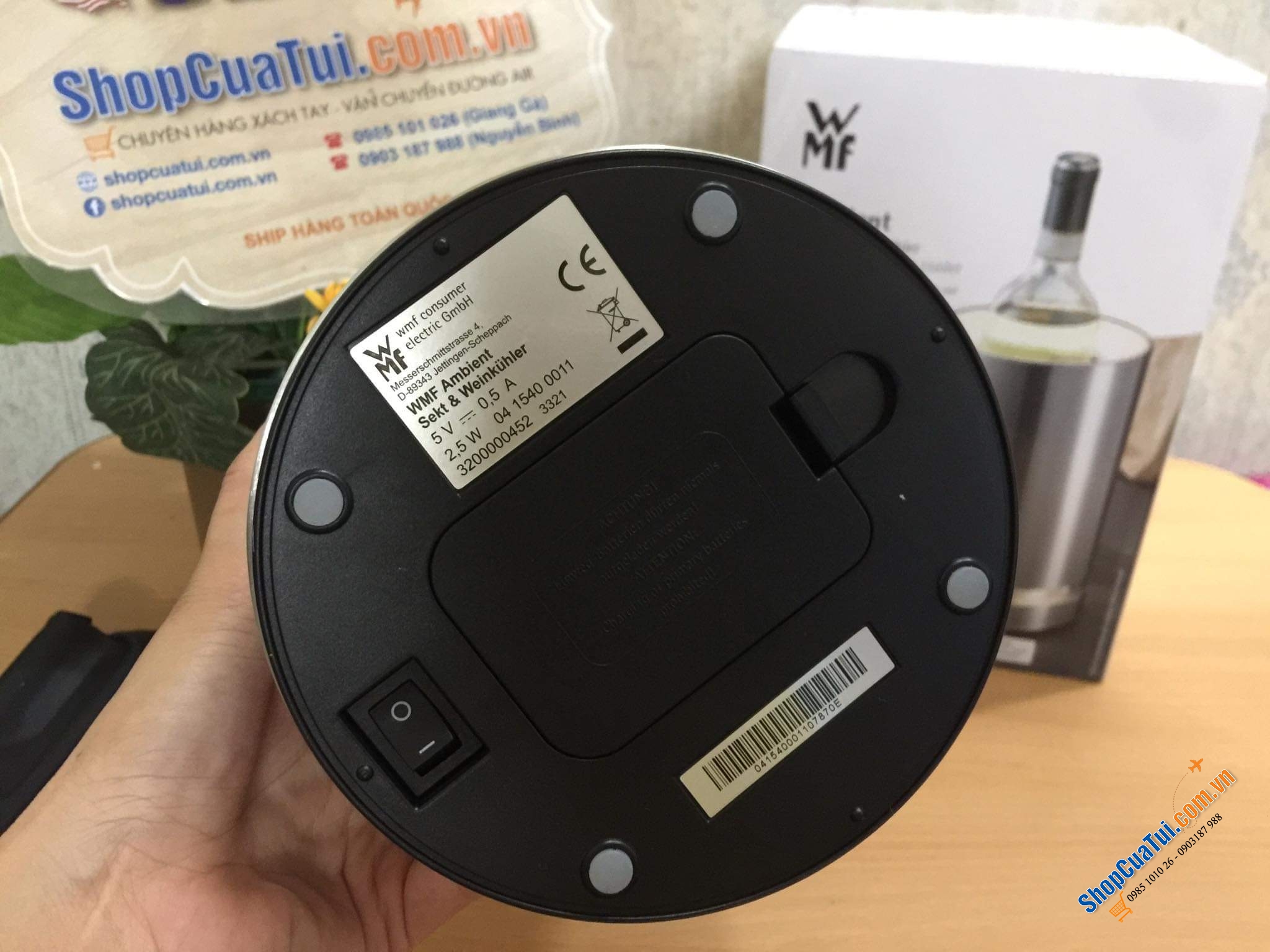 Bình làm lạnh rượu Ambient WMF - Là điểm nhấn trong bữa tiệc của bạn