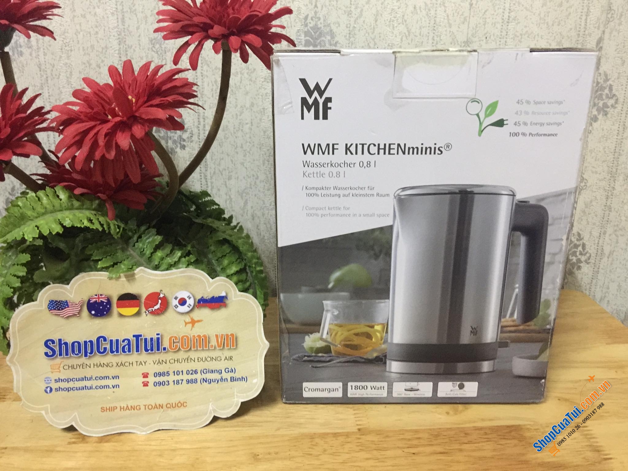ẤM SIÊU TỐC WMF MINIS 0,8L