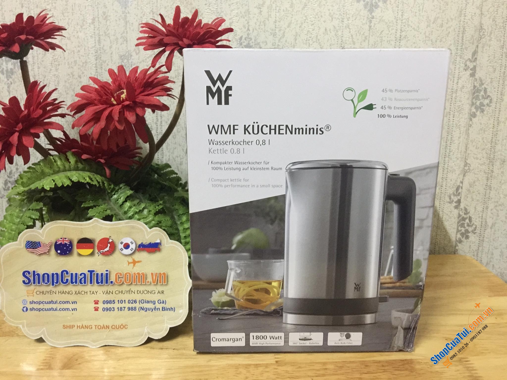 ẤM SIÊU TỐC WMF MINIS 0,8L