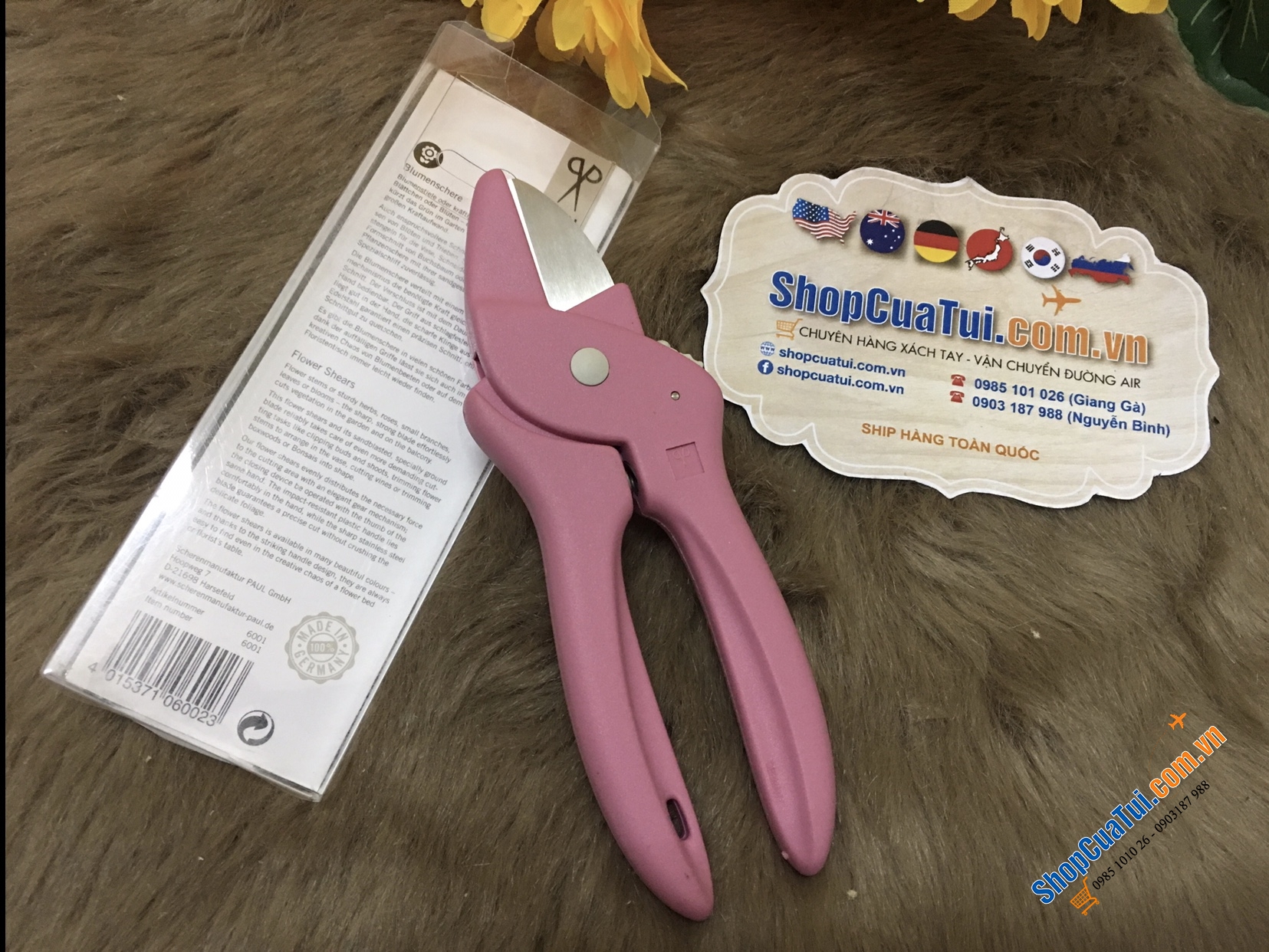 KÉO CẮT HOA - TỈA CÀNH HOA CHUYÊN NGHIỆP PAUL 1886 - MADE IN GERMANY