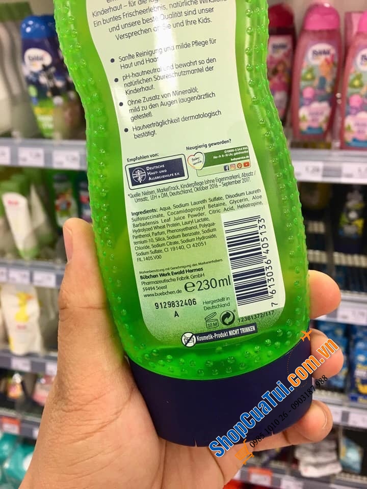 SỮA TẮM GỘI BÜBCHEN CHO BÉ YÊU - MADE IN GERMANY