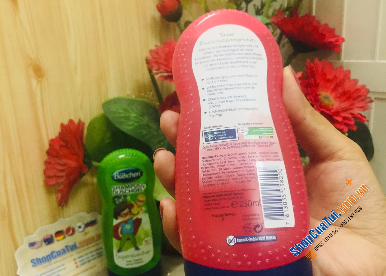 SỮA TẮM GỘI BÜBCHEN CHO BÉ YÊU - MADE IN GERMANY