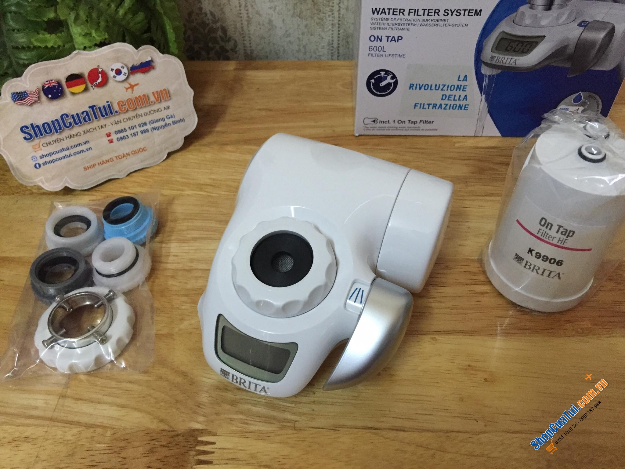 Lọc nước tại vòi Brita cho nguồn nước sạch trong, LỌC TẠI VÒI BRITA