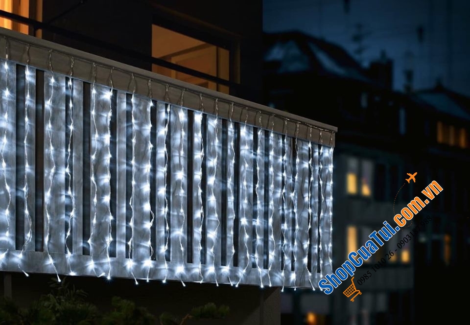 SET ĐÈN LẤP LÁNH TRANG TRÍ CỬA SỔ - BAN CÔNG MELINERA - HÀNG NỘI ĐỊA ĐỨC