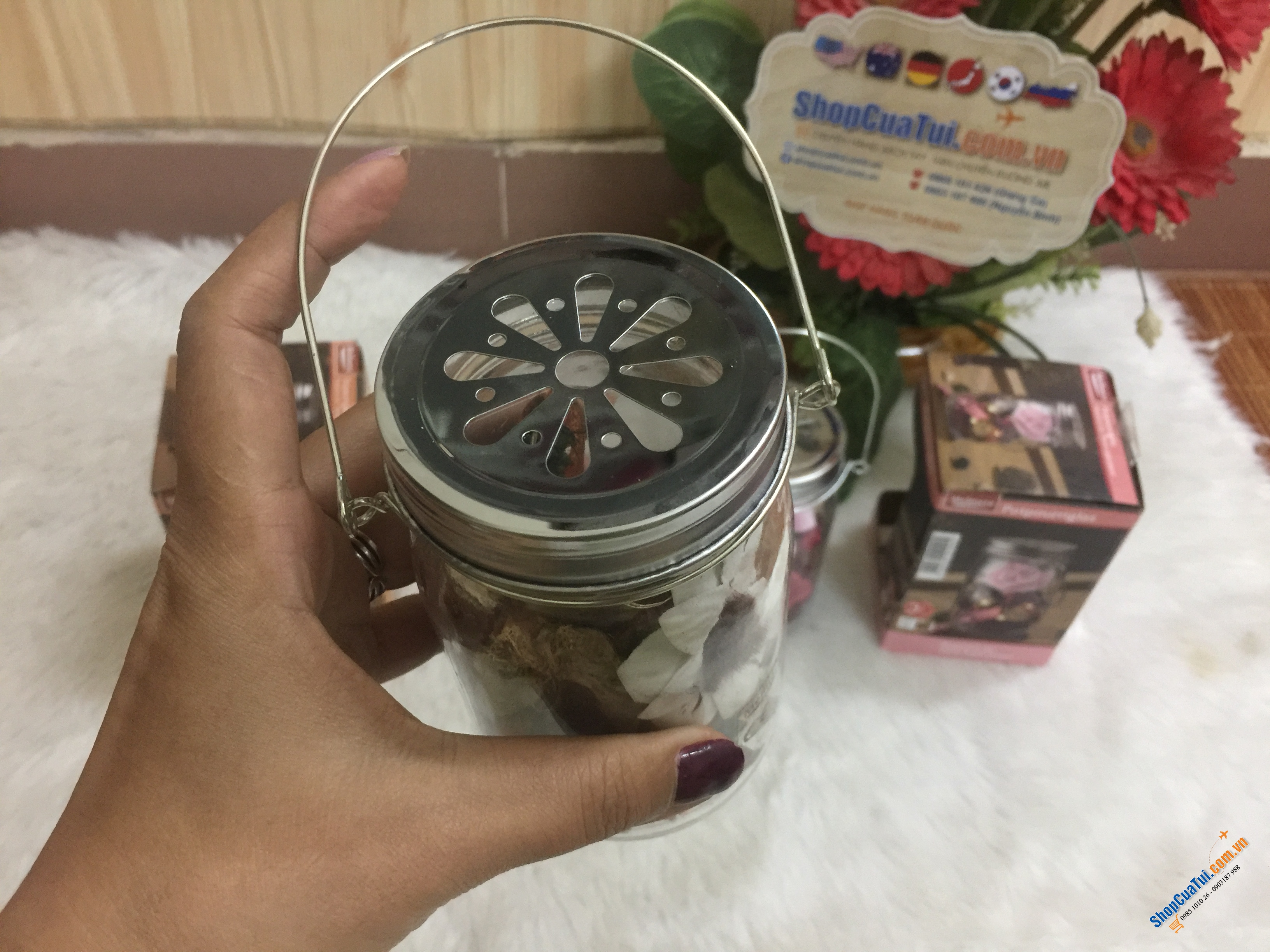 ĐÈN THƠM HOA KHÔ MELINERA