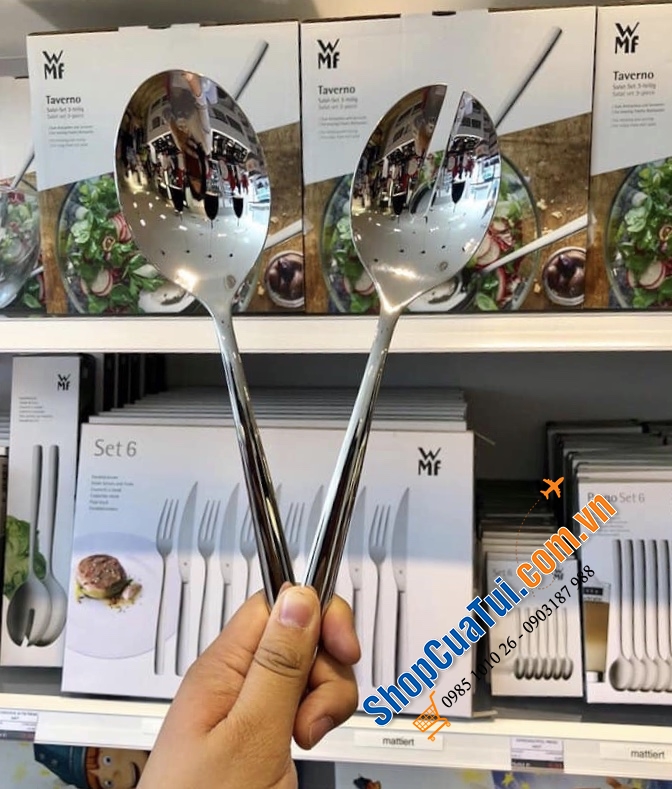 SET BÁT TRỘN SALAT KÈM THÌA WMF TAVERNO