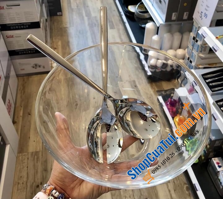 SET BÁT TRỘN SALAT KÈM THÌA WMF TAVERNO