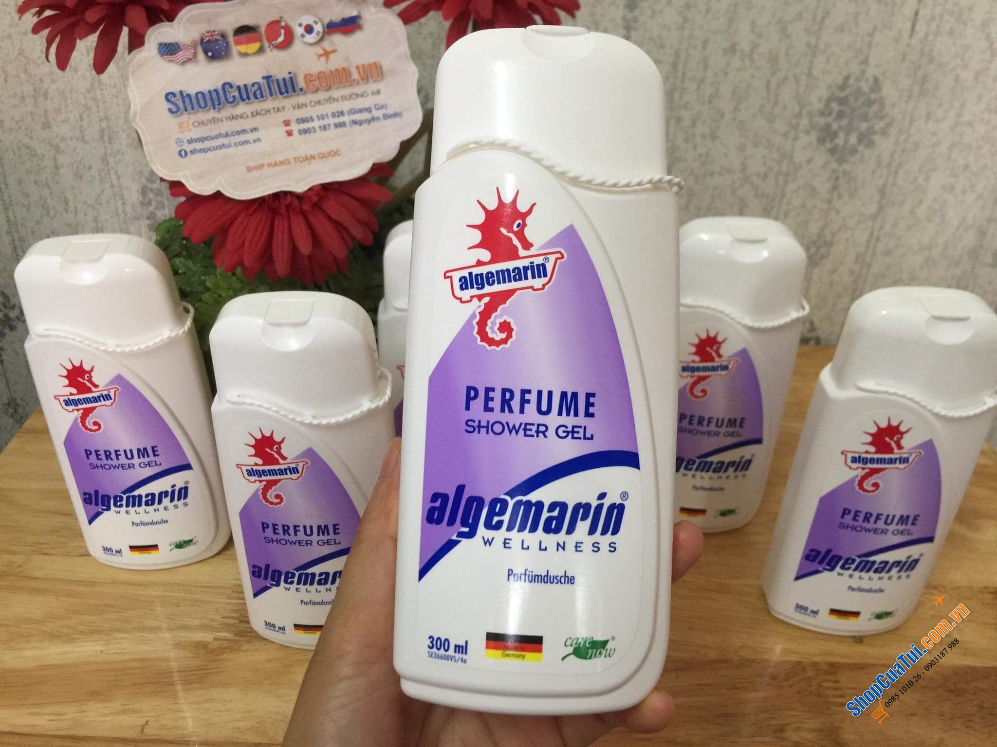 Sữa Tắm Cá Ngựa Đức chai vuông 300ml, thơm nhẹ nhàng nhưng bền bỉ, quyến rũ, phong cách quý phái, sang trọng suốt cả ngày
