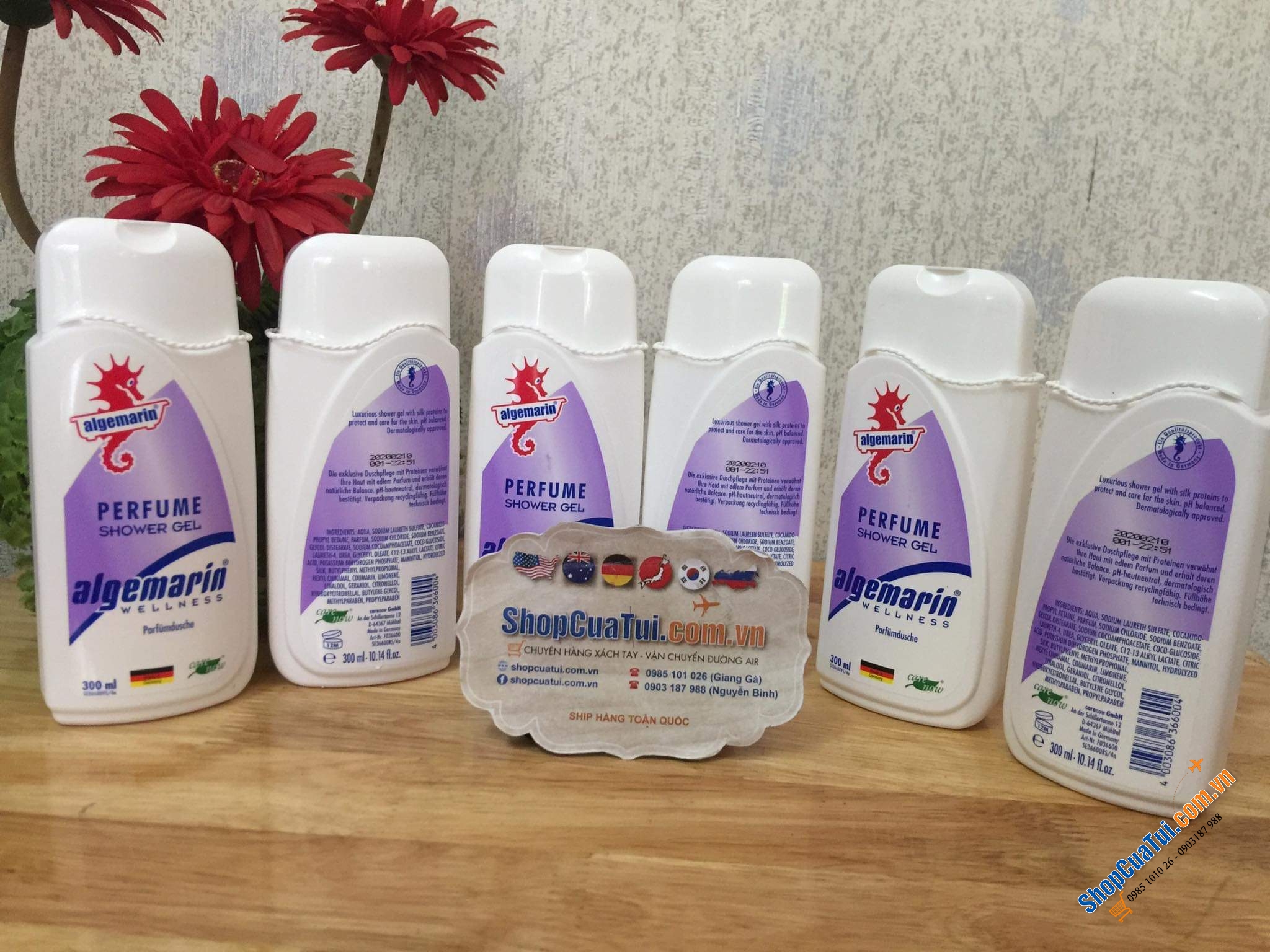 Sữa Tắm Cá Ngựa Đức chai vuông 300ml, thơm nhẹ nhàng nhưng bền bỉ, quyến rũ, phong cách quý phái, sang trọng suốt cả ngày