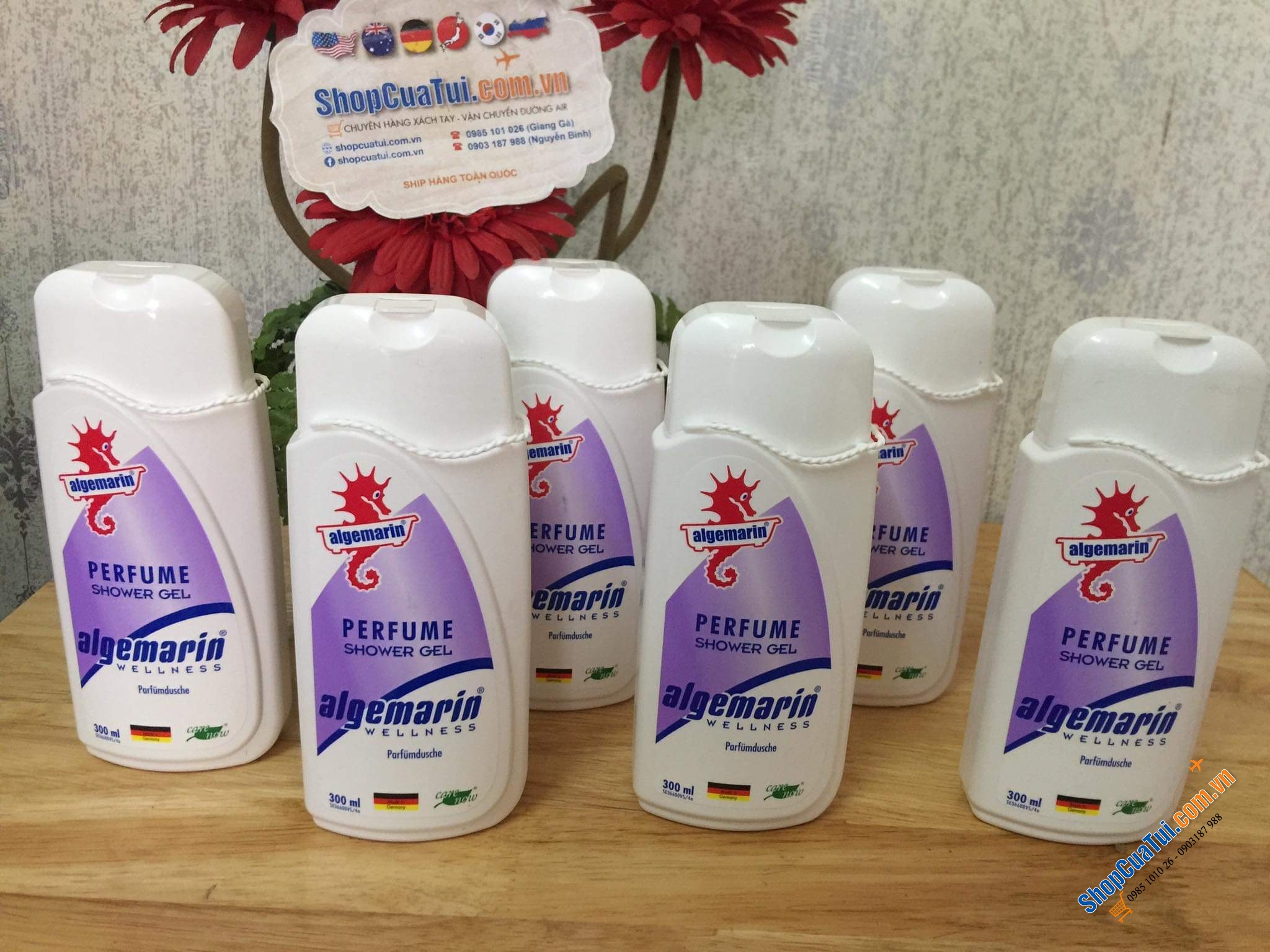 Sữa Tắm Cá Ngựa Đức chai vuông 300ml, thơm nhẹ nhàng nhưng bền bỉ, quyến rũ, phong cách quý phái, sang trọng suốt cả ngày