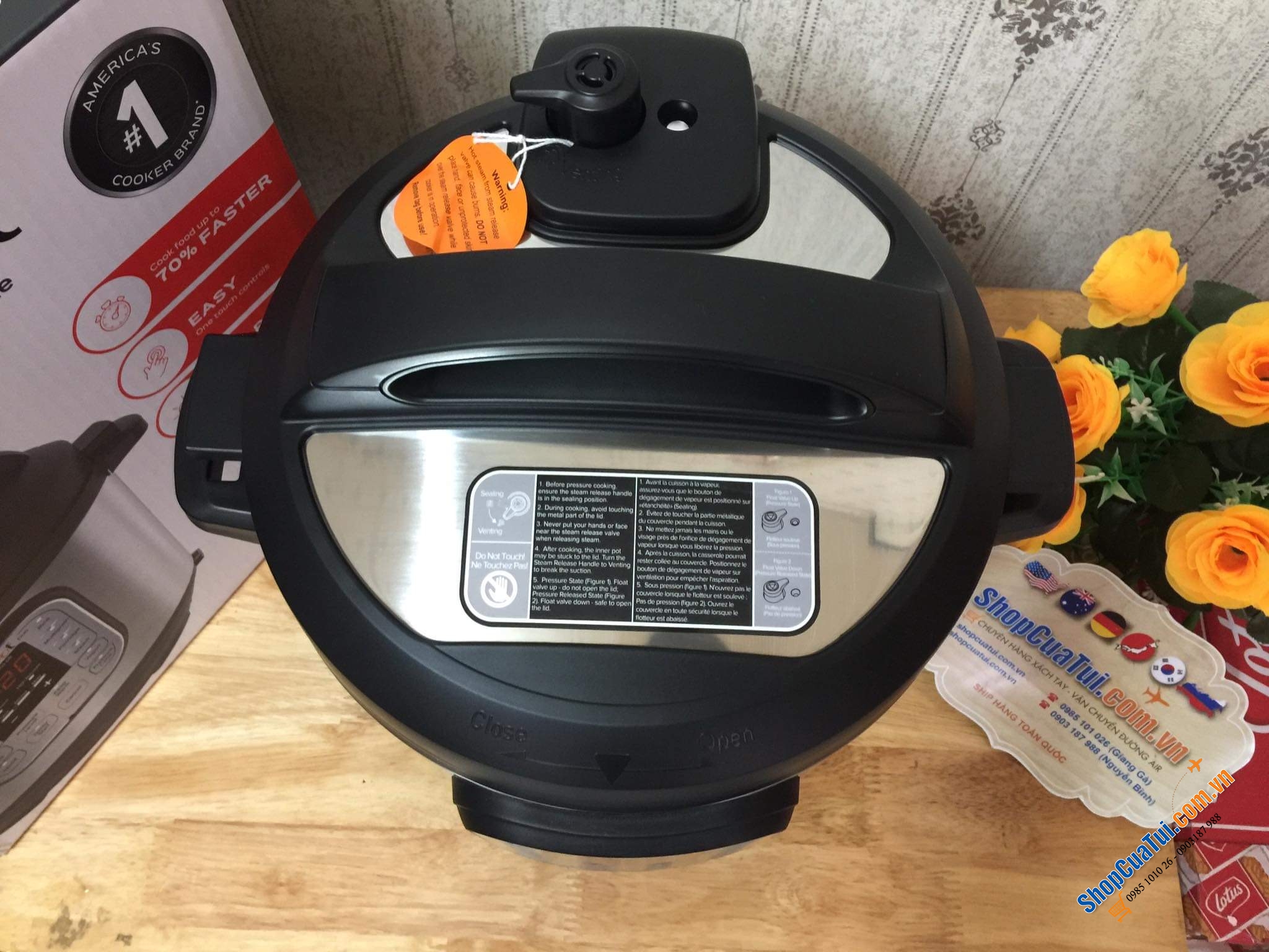 NỒI ÁP SUẤT ĐA NĂNG THÔNG MINH INSTANT POT 5,7 lít