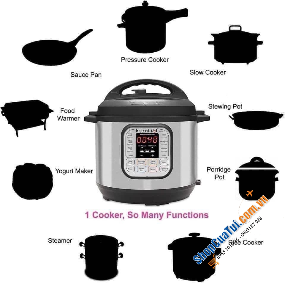 NỒI ÁP SUẤT ĐA NĂNG THÔNG MINH INSTANT POT 5,7 lít