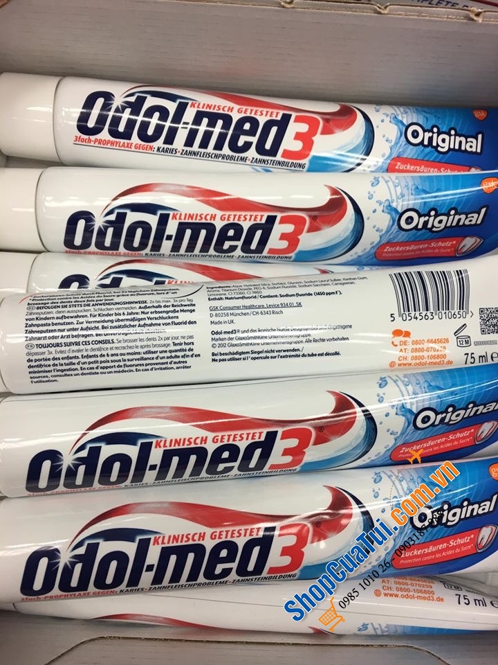 KEM ĐÁNH RĂNG ODOL MED 3.