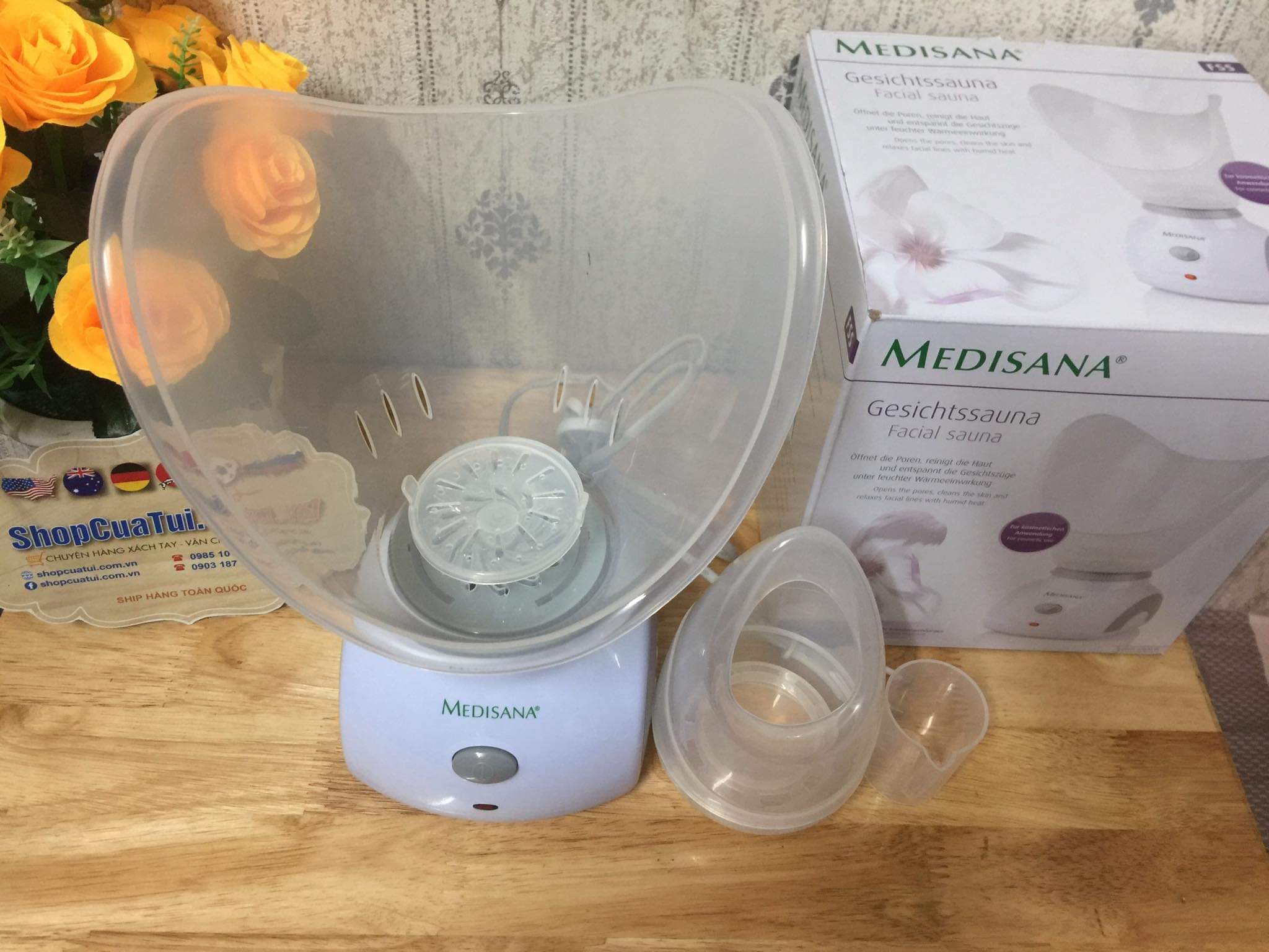 MÁY XÔNG MẶT - MÁY  XÔNG HƠI MẶT MEDISANA FSS