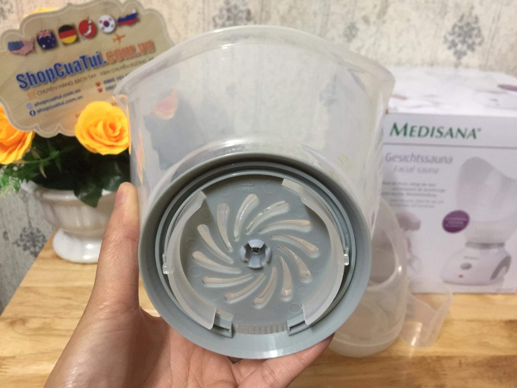 MÁY XÔNG MẶT - MÁY  XÔNG HƠI MẶT MEDISANA FSS