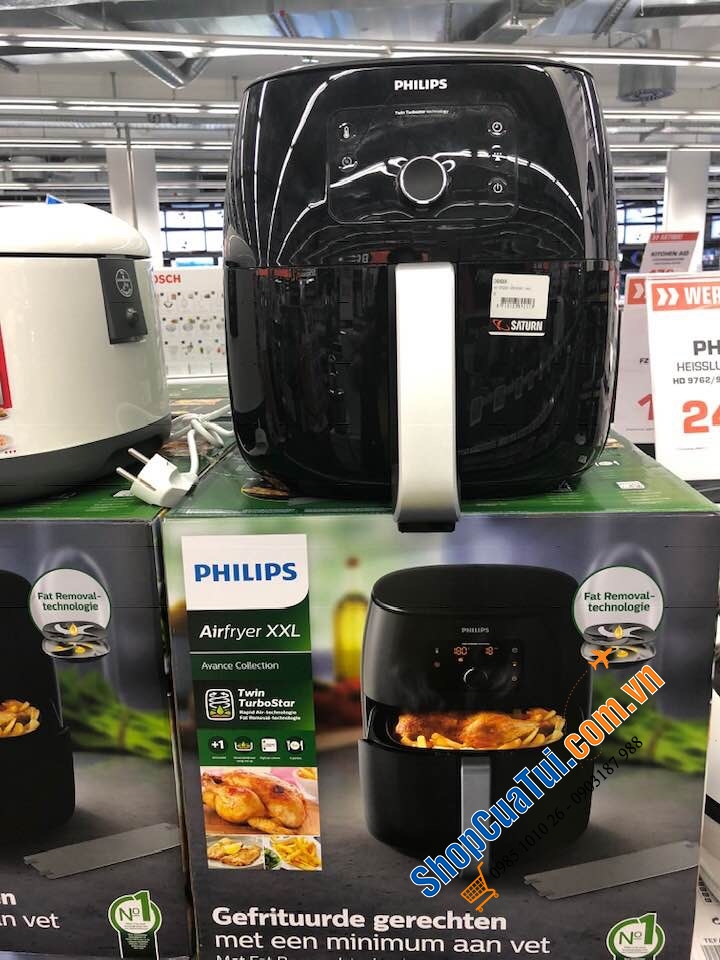 NỒI CHIÊN KHÔNG DẦU PHILIPS HD9652/90-MADE IN TURKEY