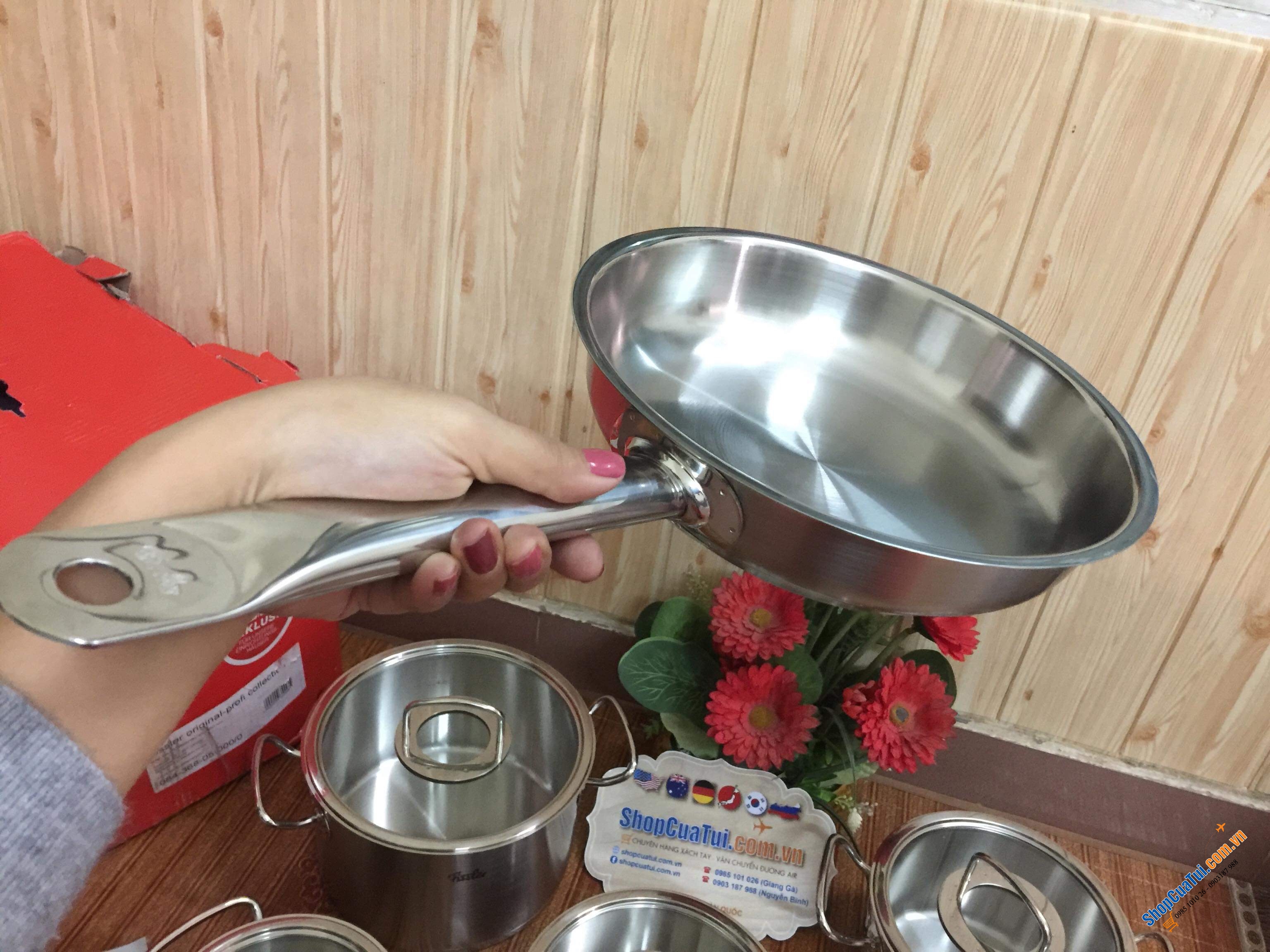 Bộ nồi Fissler Profi Original set 5 FISSLER ORIGINAL PPROFI - MADE IN GERMANY